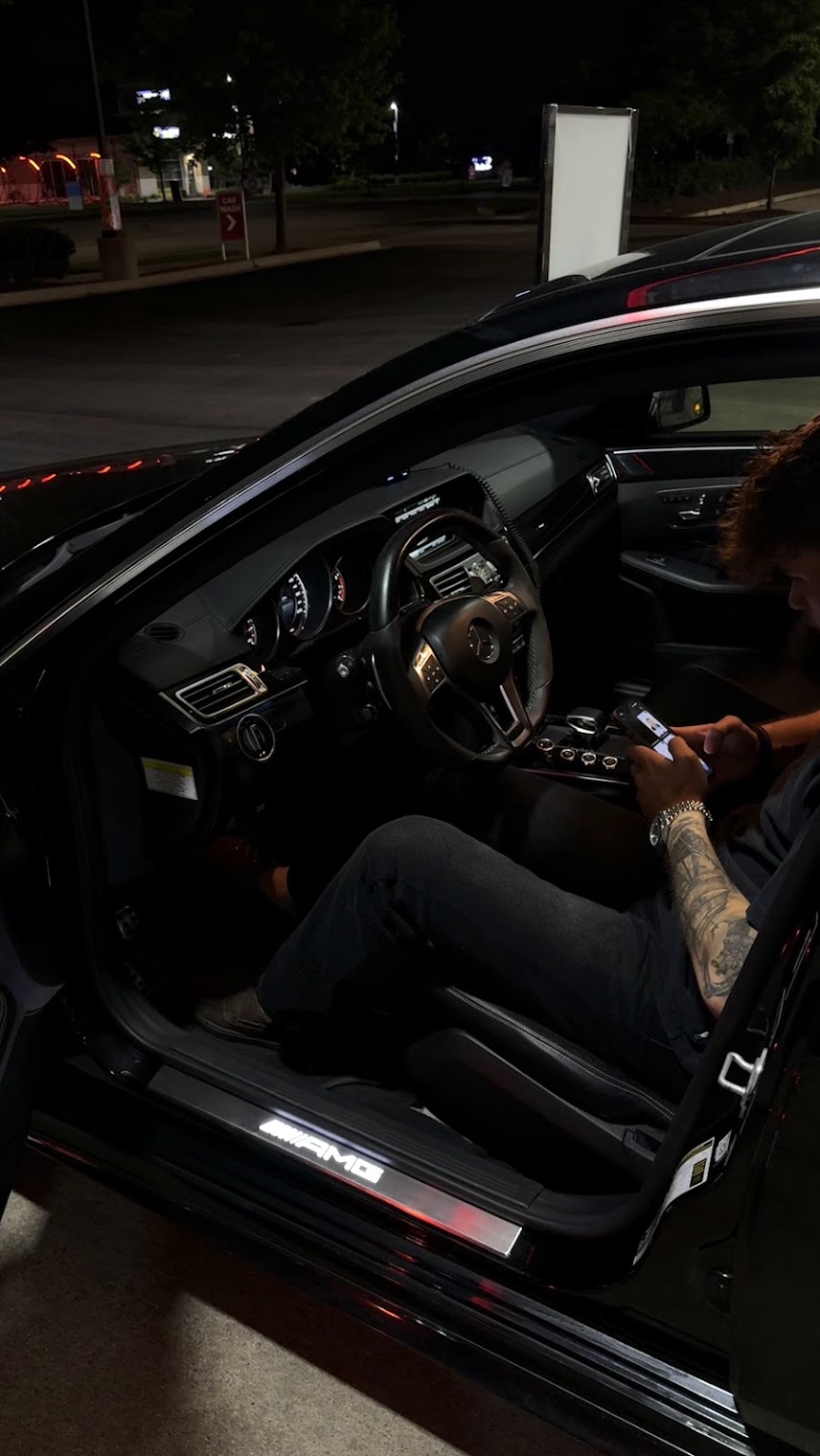 Michael Peterson with his 2014 AMG E63S